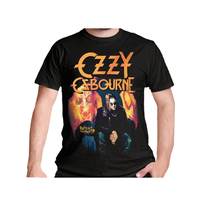 

Ozzy Osbourne Men's New Fashionable Street Style 3D Printed T-shirt Comfortable Men's Breathable Quick Drying Harajuku Tees