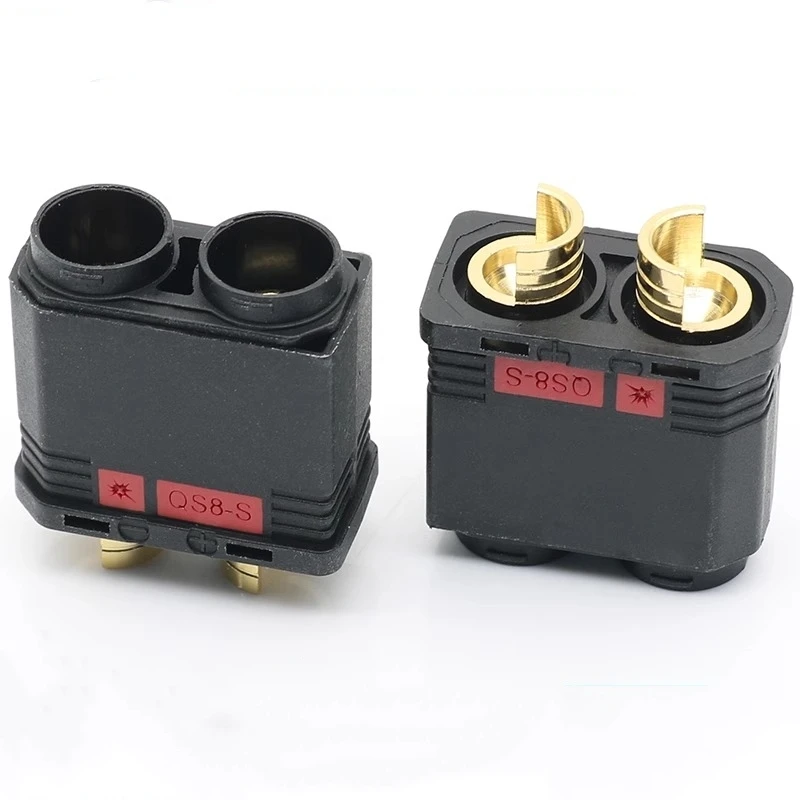 1PCS 110A High Current QS8-S Male and Female Plug, Anti-Ignition High Current Electric Vehicle Drone Battery Connector