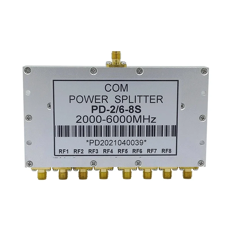 Power Divider 2.4 5.8GHZ Wifi Full-band Combiner 2-6 GHZ Broadband SMA Microstrip Eight-power Divider