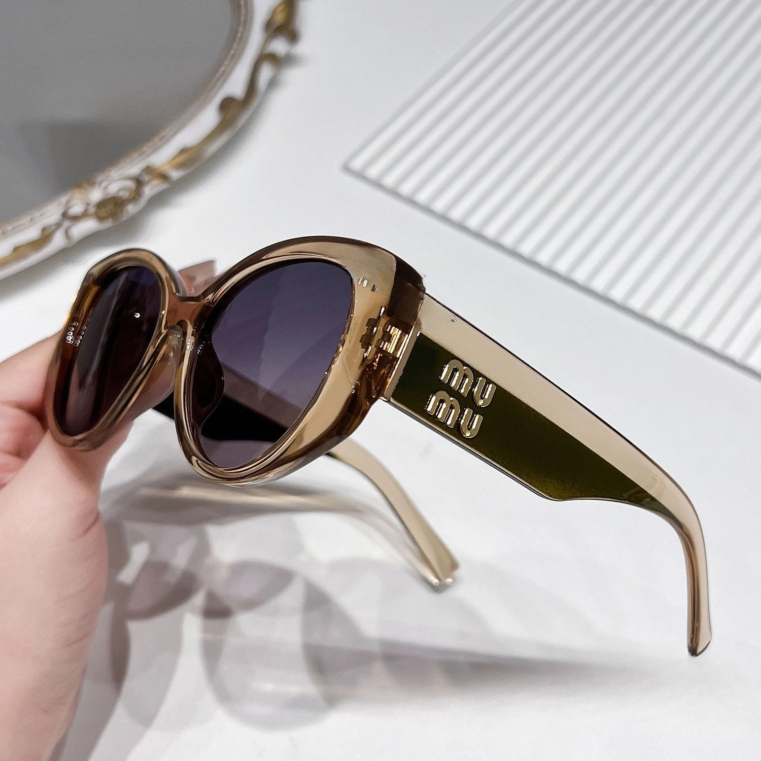 

‌2025 New Polarized Sunglasses - Women's Trendy UV400 Protection Shades, Lightweight HD Eyewear for Driving