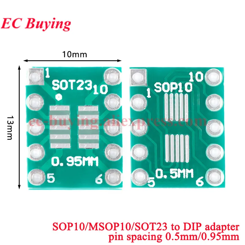 2-20Pcs Micro-B USB 3.0 Micro B Type-B Adapter Test Board USB3.0 11pin Female Socket Connector Board Convertor Plate PCB SOP10