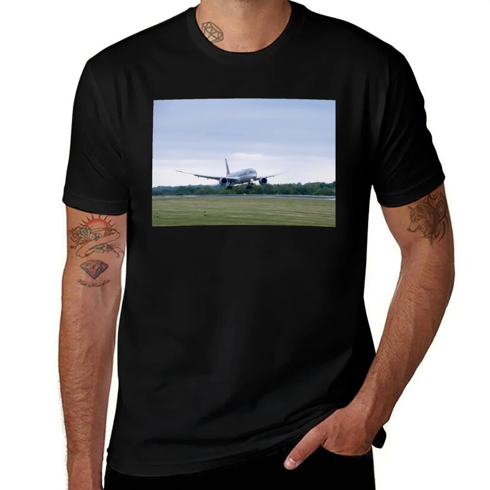 

MAN from DOH Qatar Airbus A350-941 T-Shirt vintage anime shirt summer top anime t shirts Anime t-shirt designer t shirt men