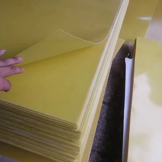 

Quality Yellow Glassfibre Template Board Sheet Epoxy Glass Fiber G10 FR4 Fibreglass Plate For DIY Knife handle Craft Supplies