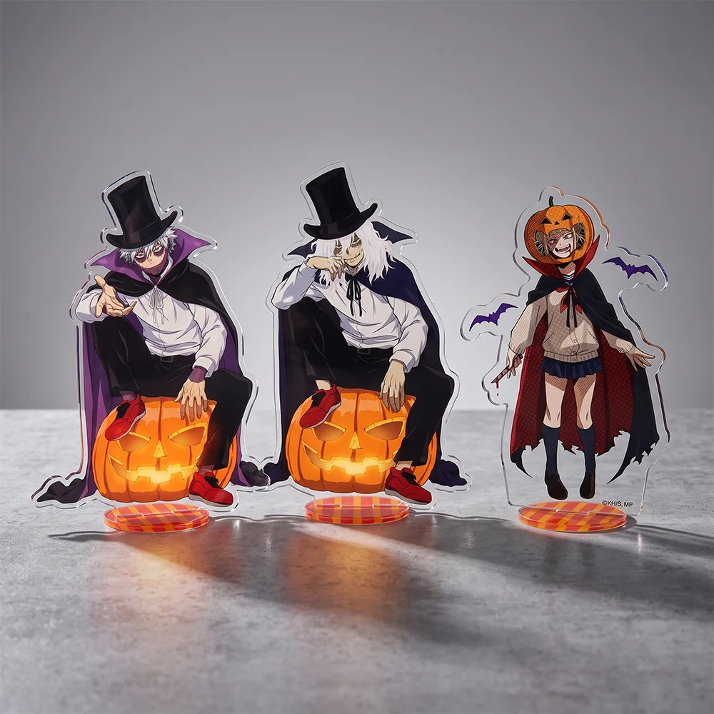 My Hero Academia Halloween  Dabi Toga Shigaraki 15CM Double Sided Acrylic Stand Keychain 2026 New Anime Stand Home Decor Gift