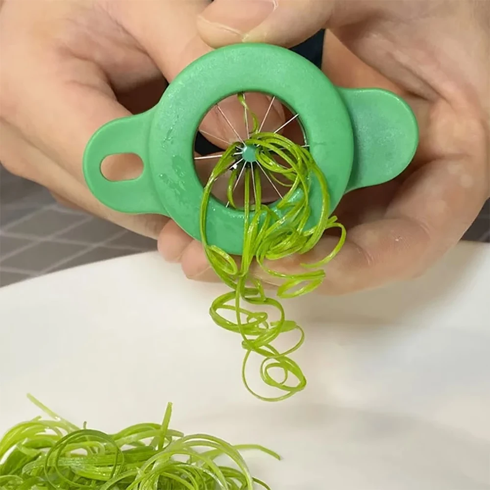 Mini Cutter Onion Flower Cutter Shredded Green Onion Shredder Slicer Graters Manual Vegetable Cutter Mini Kitchen Accessories image 4