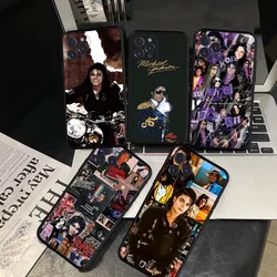 80s Pop Singer M-Michael J-Jackson Phone Case Silicone Soft for iphone 16 15 14 13 12 11 Pro Mini XS MAX Plus X Cover