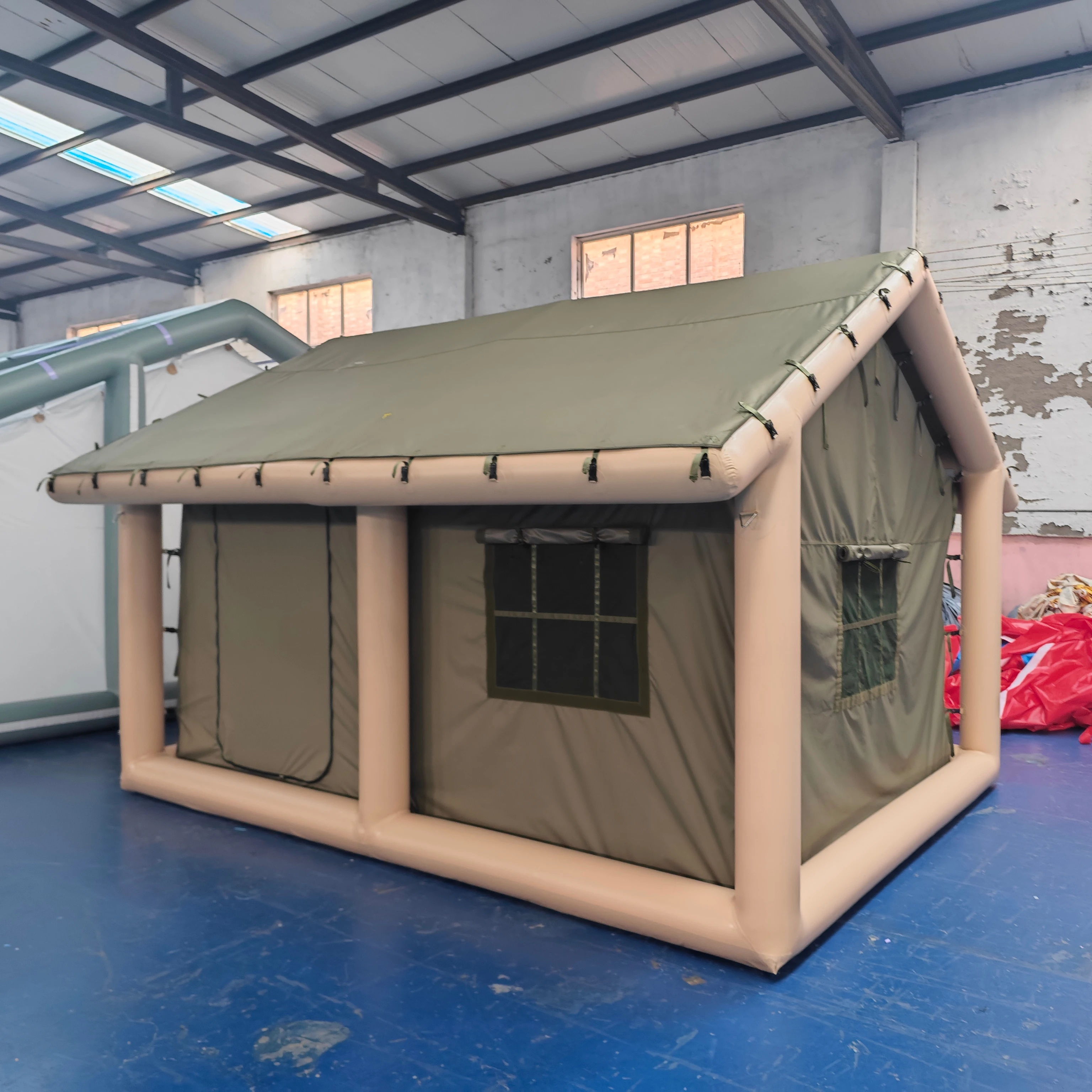 One Bedroom Glamping Party Tent Group Camping BBQ Picnic Beach Events Air Tent Family Holiday Heavy Resort Tent