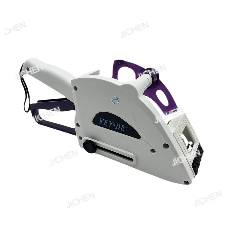 

Semi-automatic sticker plastic round bottle flat small supermarket price machine handheld labeling machine