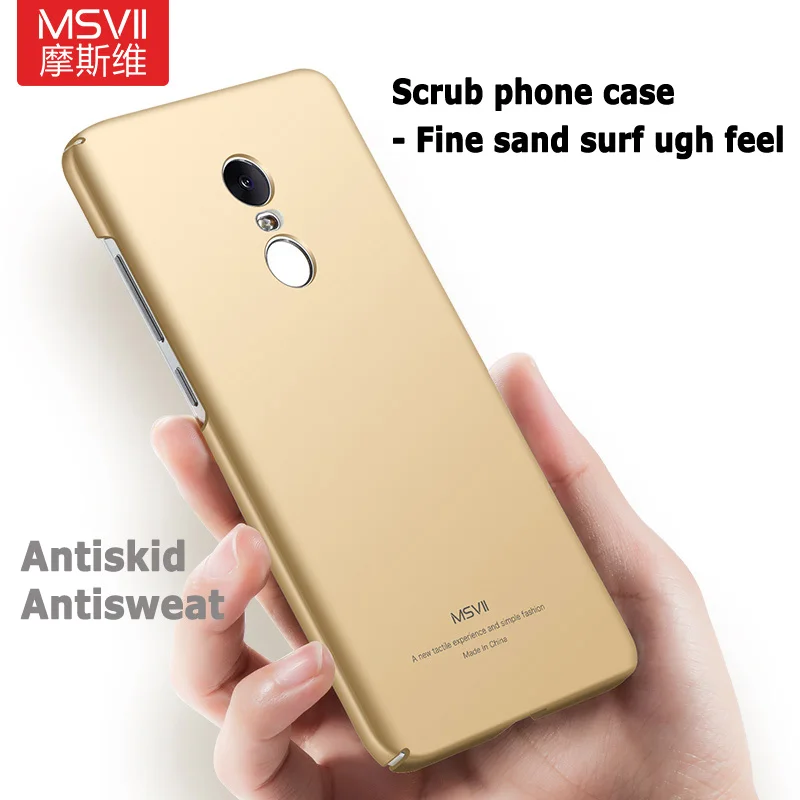 For Redmi Note 4x Case MSVII Ultra Slim Hard PC Frosted Cover For Xiaomi redmi note 4 Pro Global 4x Xiomi Redmi4x Phone Cases