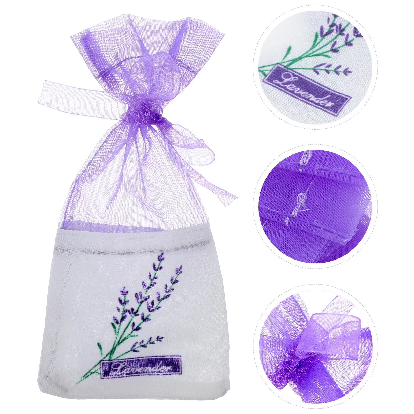 25 Pcs Vanilla Perfume Candy Bags Wedding Favor Deodorant Small Gift Lavender Drawstring