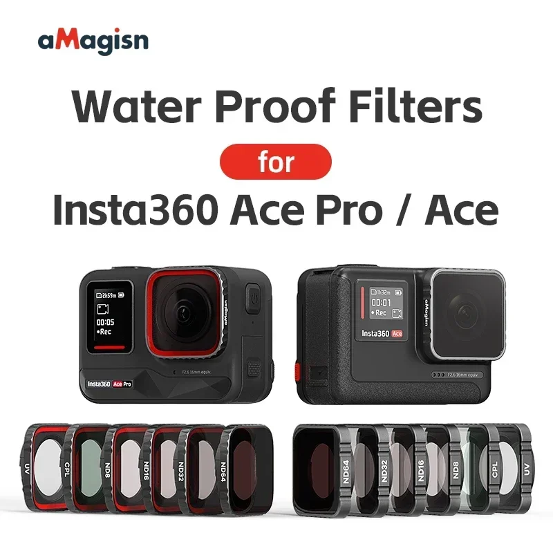 For Insta360 Ace Pro Waterproof Filter Uv /cpl/ Nd Filter Action Camera For Insta360 Ace/Ace Pro Filter