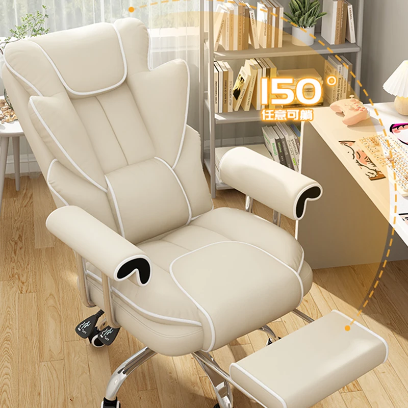 

Desk Armchairs Soft Chairs Individual Reclining Lazy Sofa Leather Boss Chair Computer Business Silla Oficina Desk Furniture AA