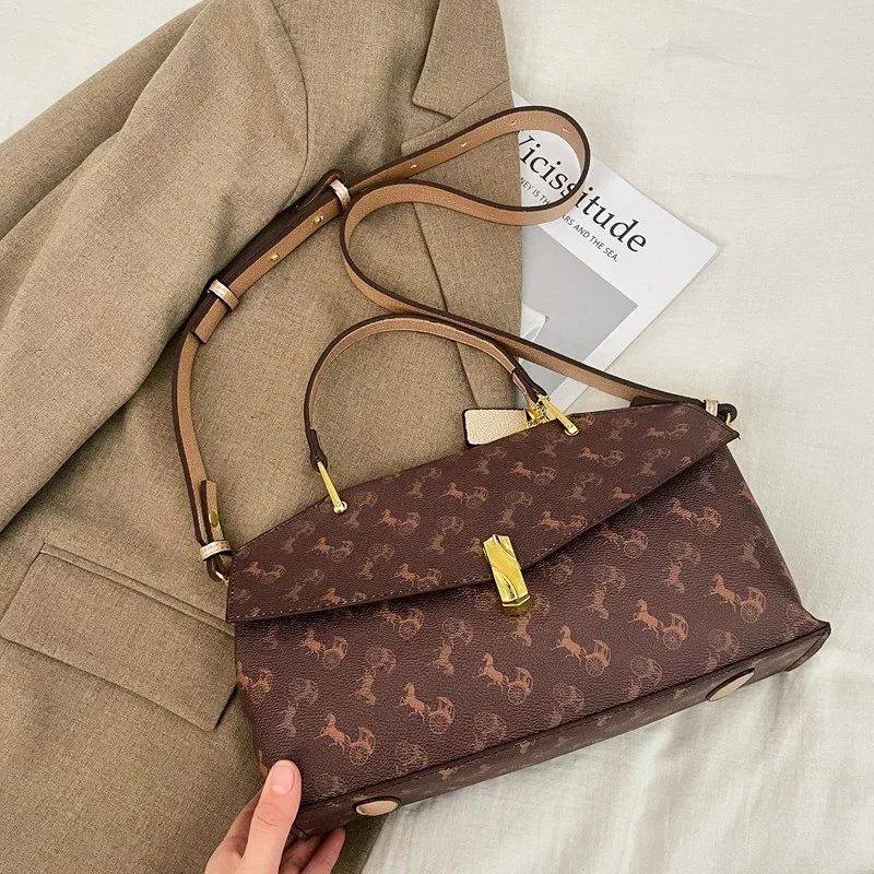 

Classic Luxury Designer Women's Messenger Bag High-Quality Leather Crossbody Shoulder Handbag For Ladies