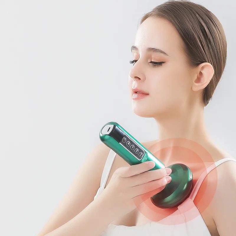 

Wholesale 5V Vacuum Electric Gua Sha Digital Red Light Device Electric Cupping Massager 12 Gear