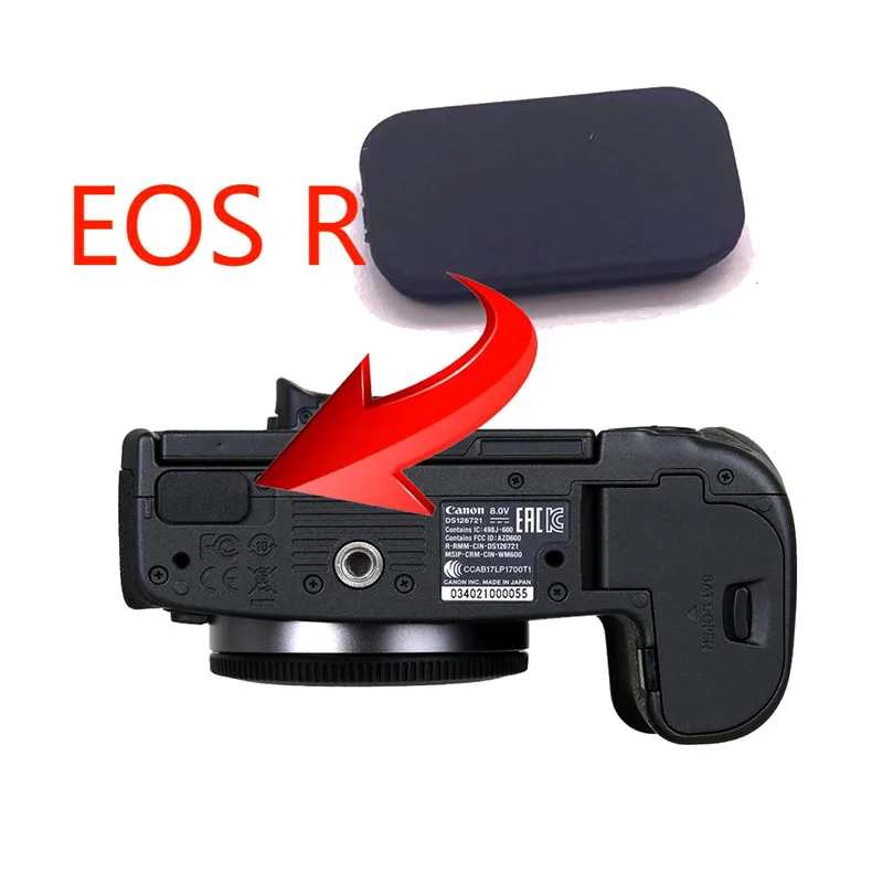 新しい Can&n EOS R EOSR コネクタ底小さなプラグゴムカバー蓋ドアデジタカメラ交換部品