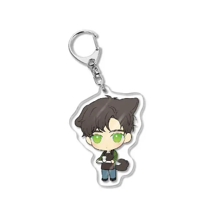 Under the Green Light Matthew Raynor Acrylic Keychain Couple Bag Pendant Charm For BL Fans Gift Backpack Pendant New Key Ring view 5