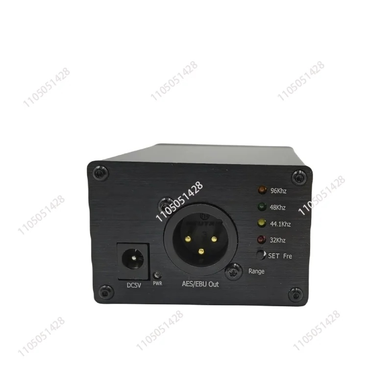 AES/EBU Analog To Digital Audio Converter Digital Audio Encoder Balanced Stereo Adjus-table Output