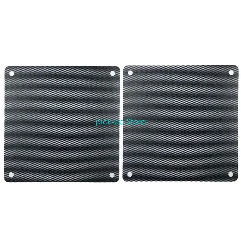 Q5WA 12x12CM Computer PC сетки ПВХ вентилятор Dust Filter Dust -Resepray Cace Computer Meshes Cover Chassis Dust Cover
