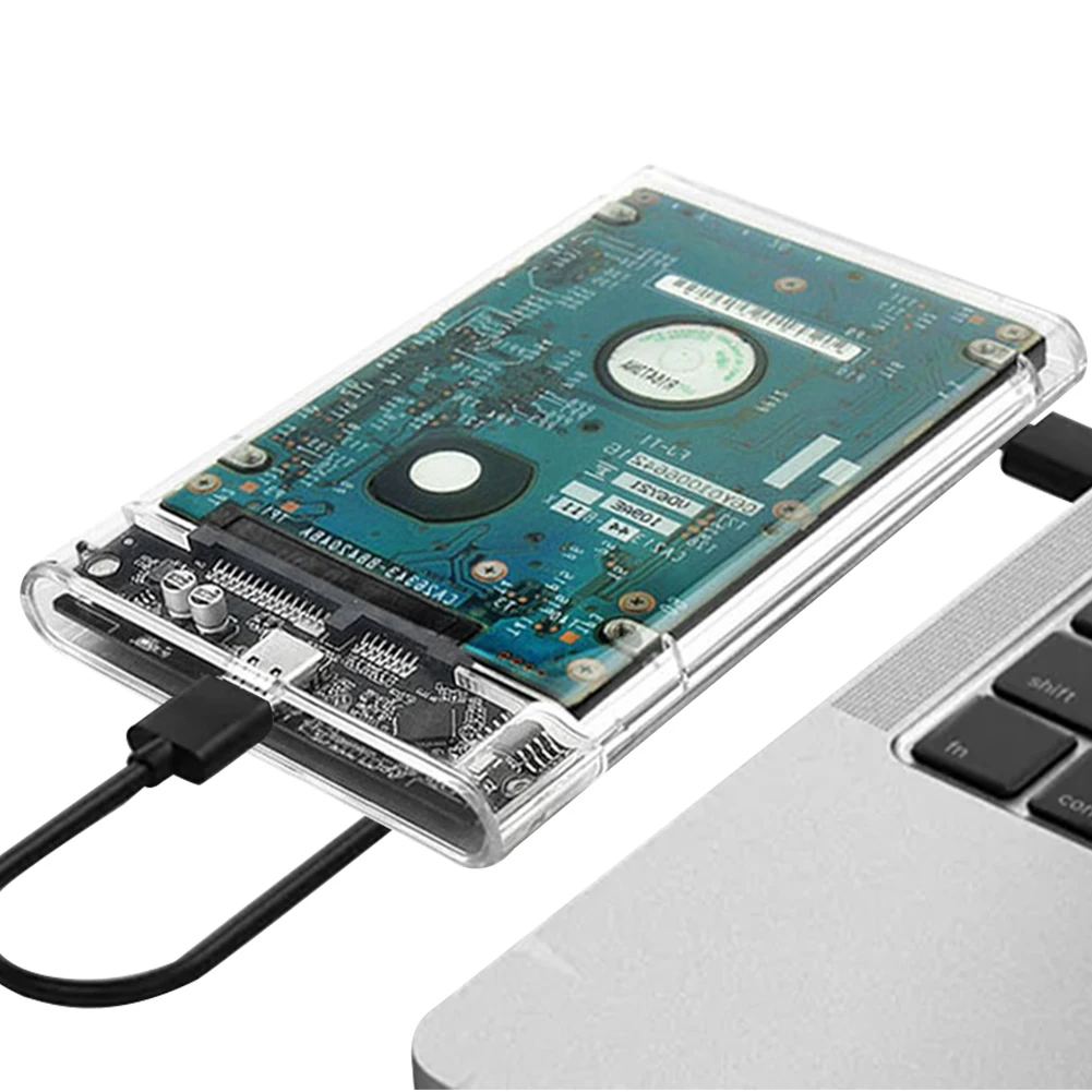 

2.5inch HDD SSD Case SATA to USB 3.0/Type C Tool-Free External Hard Drive Enclosure 5Gbps Mechanical Mobile Hard Disk Box for PC