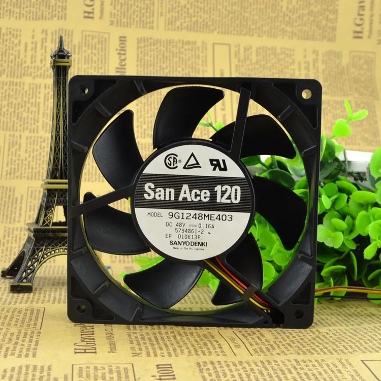 

НОВЫЙ ОРИГИНАЛ 9G1248ME403 48 В 0,16 А 12025 120x120x25 мм ОХЛАЖДАЮЩИЙ ВЕНТИЛЯТОР РАДИАТОР
