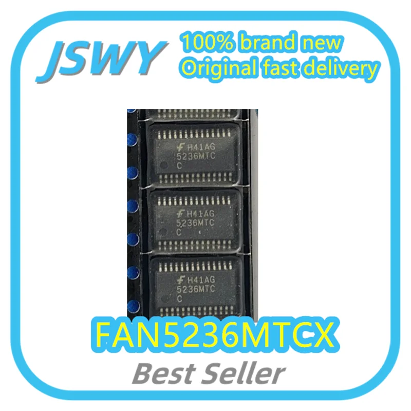 

(5/50pcs) FAN5236MTCX FAN5236MTC FAN5236 Silkscreen 5236MTC TSSOP-28 Voltage Regulator Chip Brand New Original