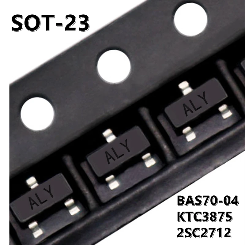 (50 sztuk) bas70-04 74 KTC3875 ALG ALY 2 sc2712 LG LY SMD Triode SOT-23 NPN