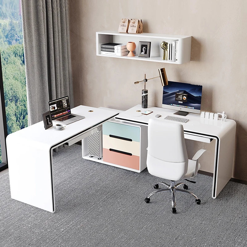 Gaming Table Executive Desk Corner Room Student Modern Accessories Desk Makeup Office Writing Scrivania Ad Angolo Furniture