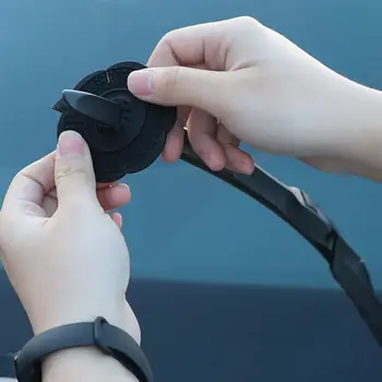 ks ochranný kryt ramene stěrače čelního skla auta, prachotěsné lišty, auto silikonová podložka, zabraňuje listí, ochranné kryty, příslušenství 10 nejlepší prodej gumová role stěračů čelního skla - №6