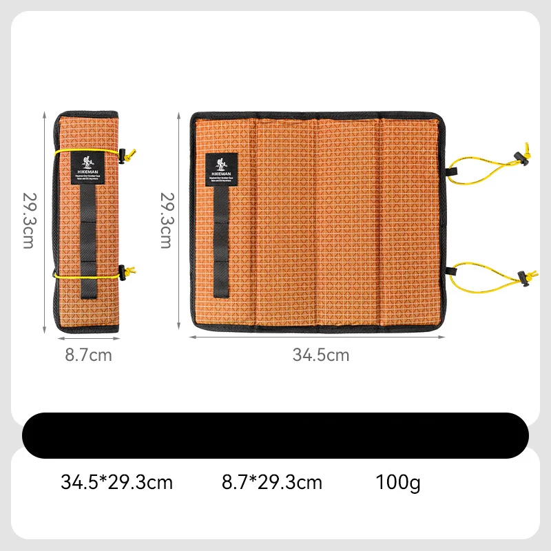 

UHMWPE Waterproof Folding Seat Pad Ultralight Portable Sitting Mat Moistureproof Ground Cover For Camping Backpacking Gear 100g