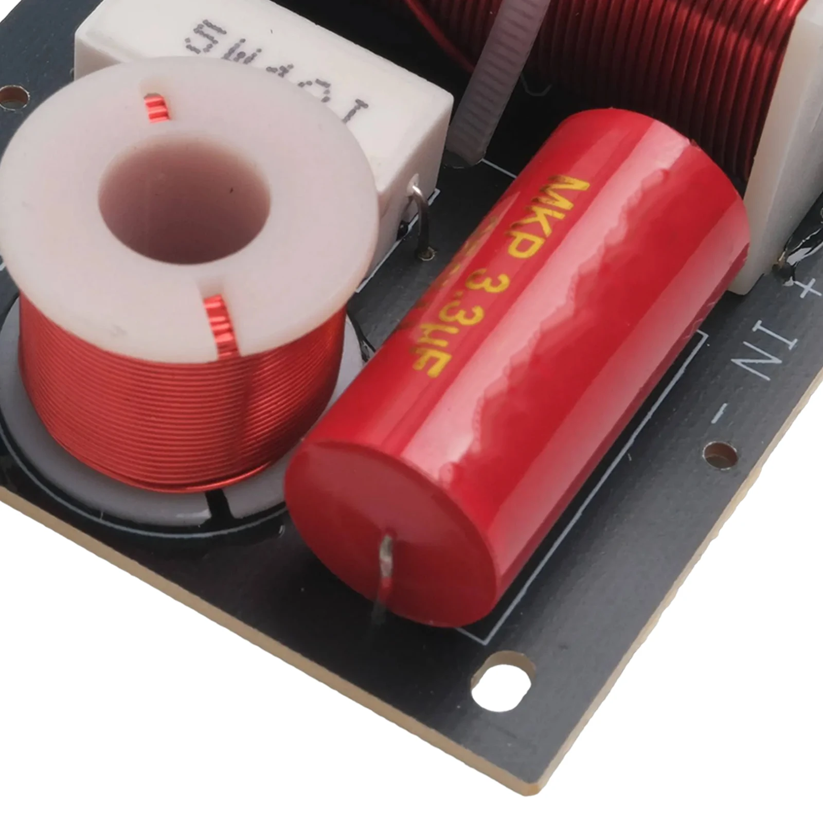 

2-полосный делитель частоты, аудиодинамик, кроссовер, настройка домашнего кинотеатра, 70 х 50 мм, настраиваемая настройка, материал металлической пленки