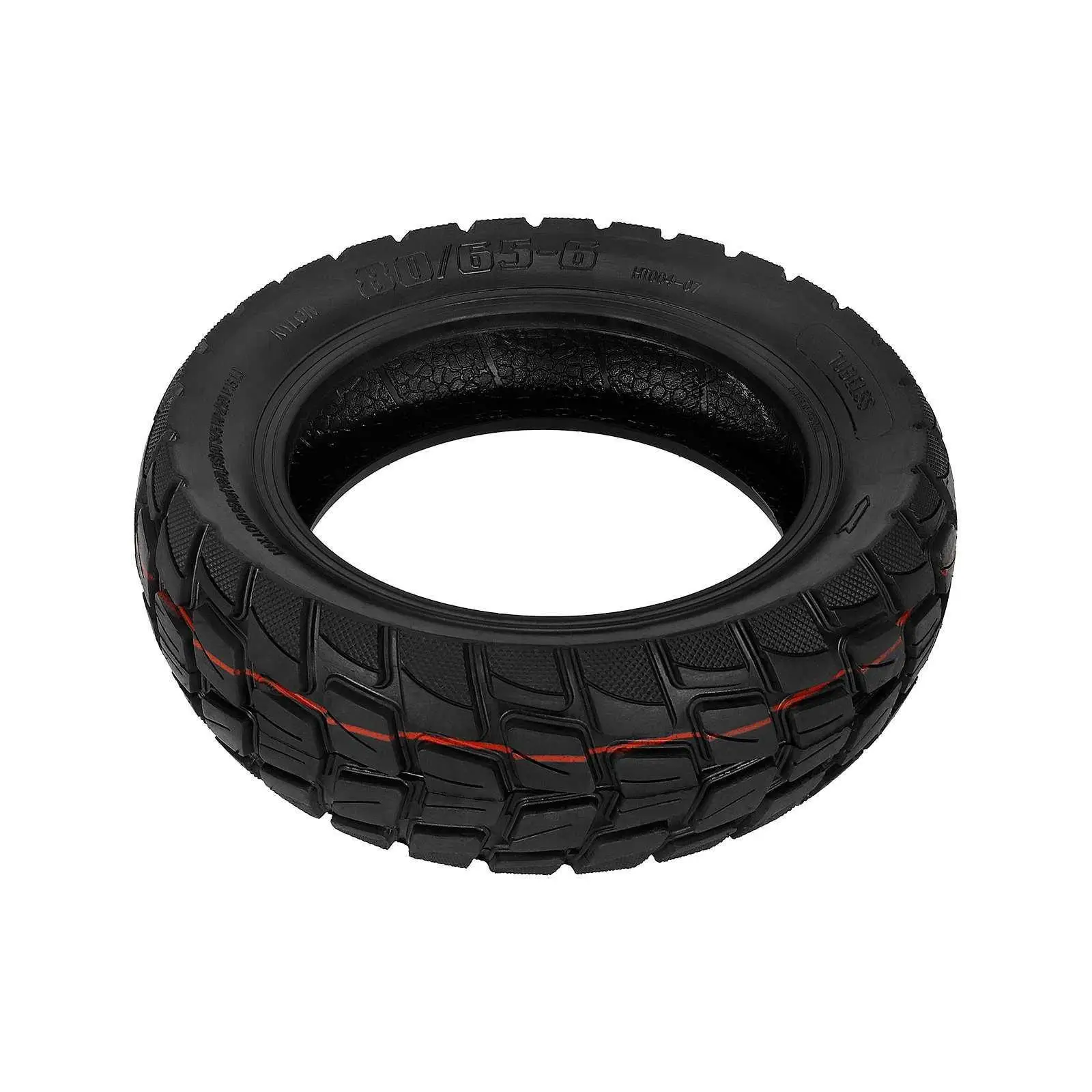 10 Inch Road Tubeless Tire for Electric Scooter Vacuum Design Thick Nylon Wear Resistant Rubber