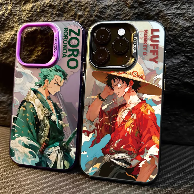 O-One Pieces Luffys Zoros Case for OPPO Realme 5 8 8i 9i 10 11 Pro C12 C15 C20 C21Y C31 C33 C35 C53 C55 5G Matte Shockproof