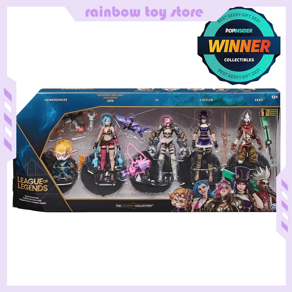 arcane league of legends anime figure arcane figure Jinx Ekko ENDRO  figurine pvc Room Christmas Gift For Kids Toys