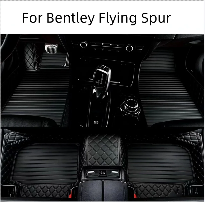Custom Car Floor Mats For Bentley Flying Spur Auto Carpets Foot Coche Accessories