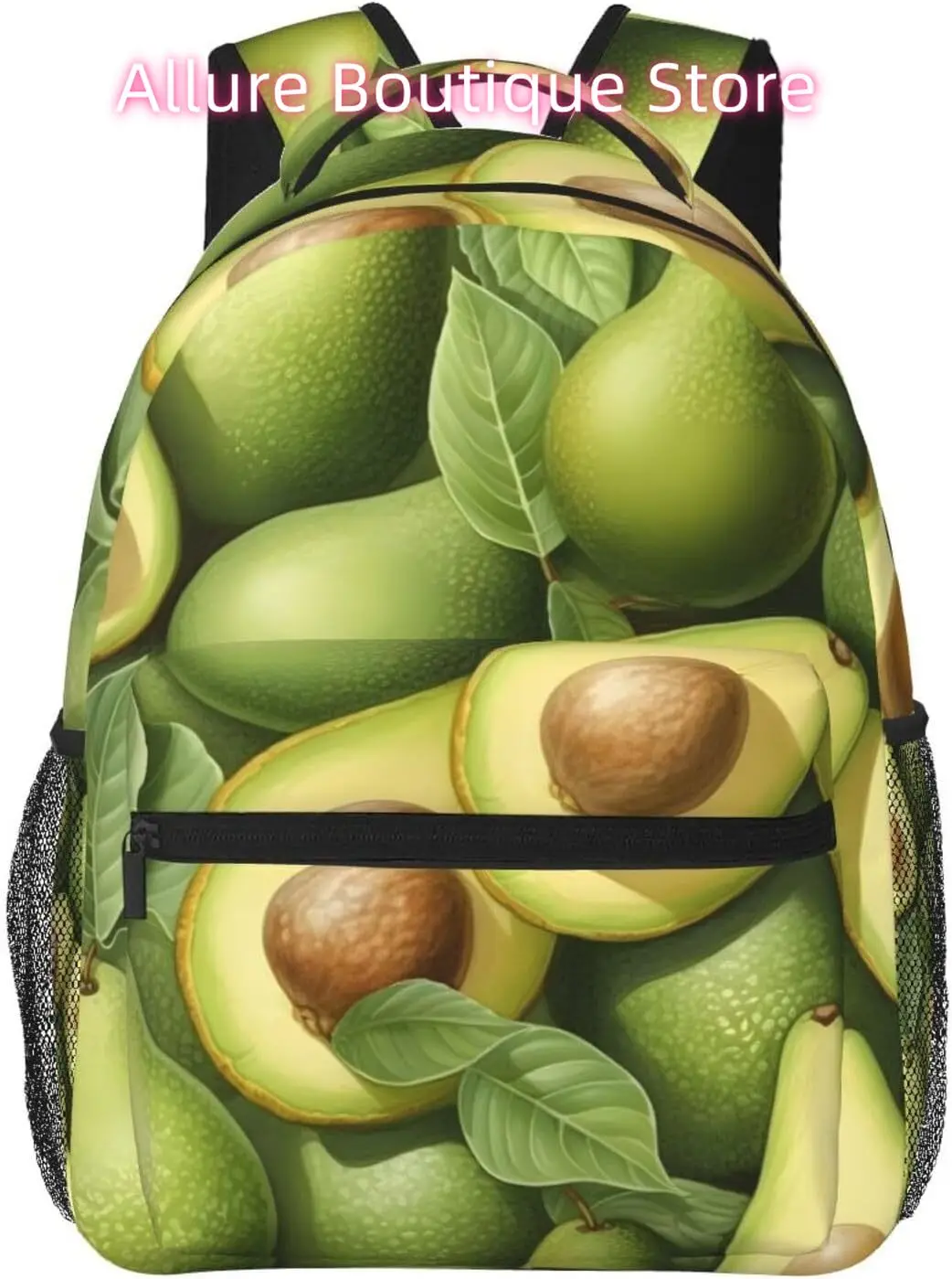 

laptop bag back to school Delicious Avocado Print Lightweight Laptop Backpack Lightweight Multipurpose Travel Casual Daypack Uni
