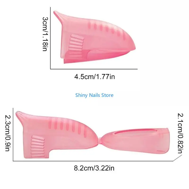 Bộ 5 Kẹp Móng Tay Móng Tay Nghệ Thuật Gel Ngâm Kẹp Dễ Dàng Sử Dụng Thiết Thực Móng Tay Tẩy Sơn Kẹp Cho Ngón Tay