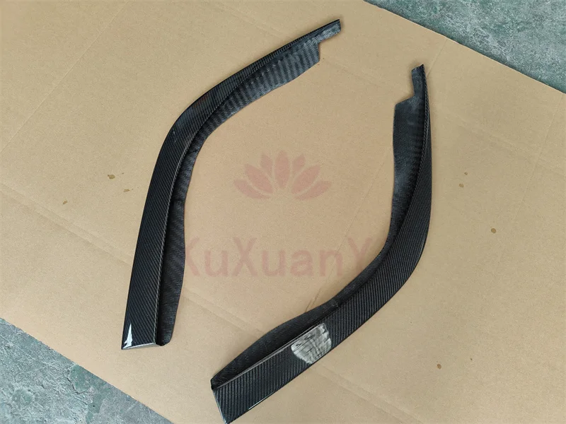 True carbon fiber factory style front bumper corner pack for Ferrari F8 Tributo Spider body kit