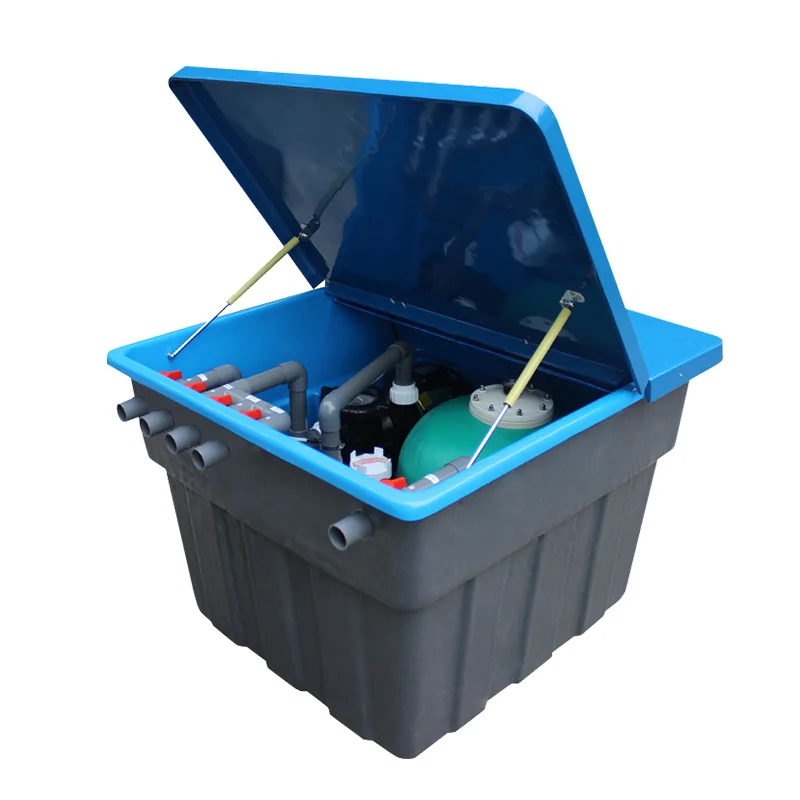 Fiberglass Pool Filtration System Integrated Pool Sand Filter with Pump