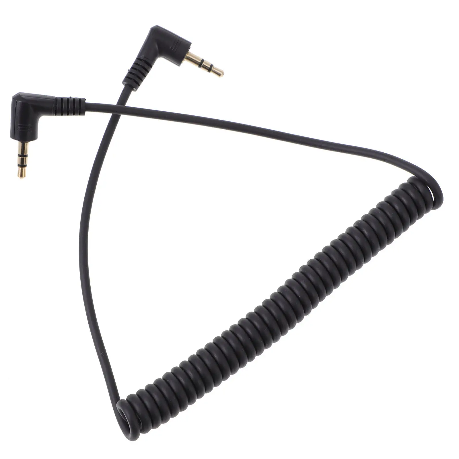 1Pcs 3.5mm Male to Male Stereo Audio Cable Premium Oxygen-Free Copper Core Tangle-Free Spring Design for Car Home Laptop