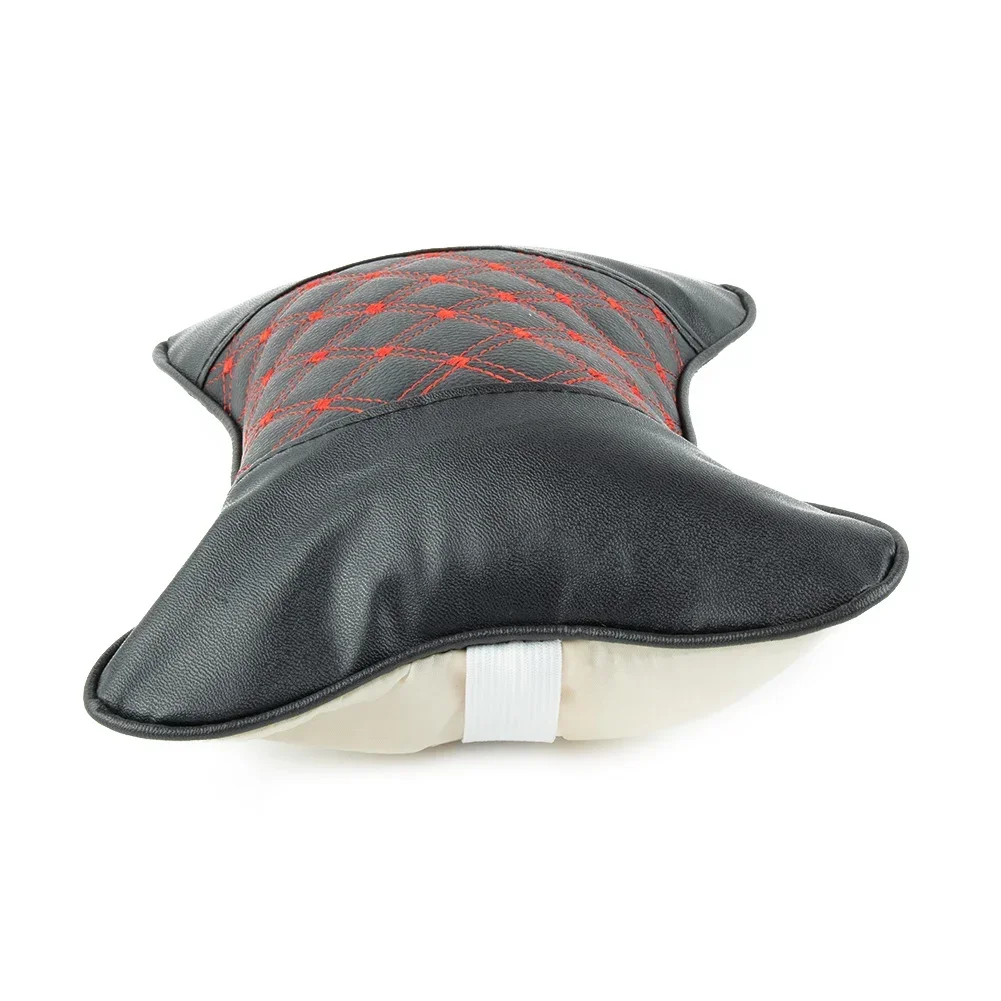 Car Neck Headrest Pillow Leather Auto Headrest Neck Support Pillow Cushion Pad Universal Car Head Neck Rest Cushion InteriorPart