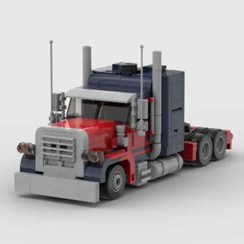 Campione di velocità Modello di auto Moc Mattoni da costruzione Tecnologia di camion di trasporto Blocchi modulari Regalo Giocattolo di Natale Set fai da te Assemblaggio