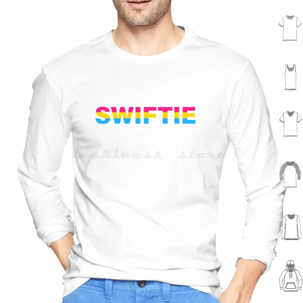 Swiftie ( Pan ) Hoodies Long Sleeve Pride Pan Pansexual Swiftie Fearless Speak Now Red 1989 Reputation Lover Folklore