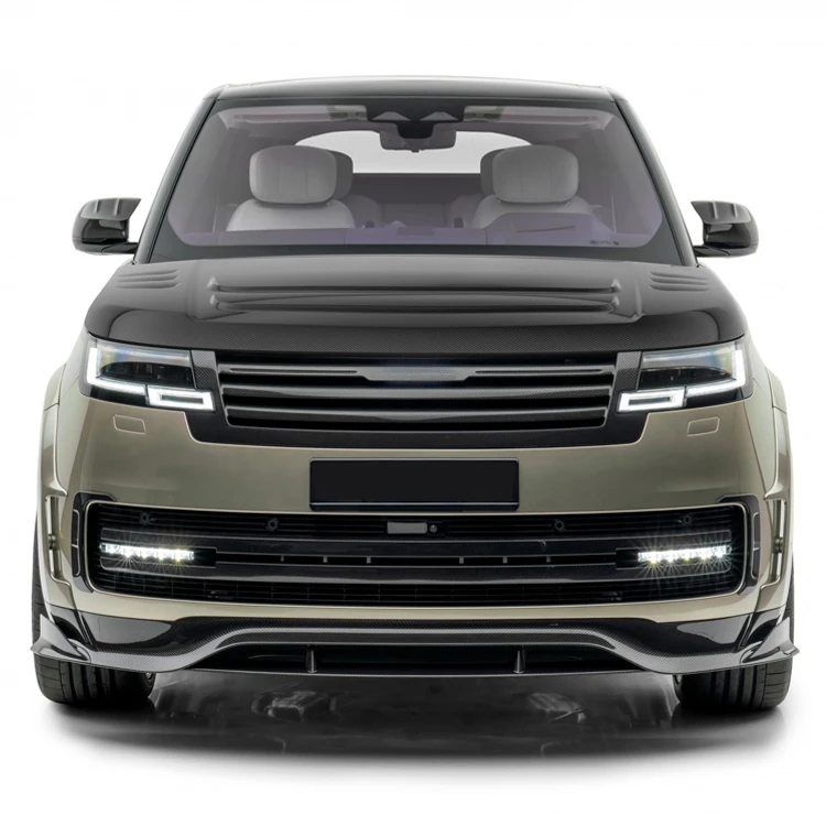 MSY Type Dry Carbon Fiber Wide Body Kit For Land Rover Range Rover 2022 Engine Bonnet Hood Rear Spoiler Roof Spoiler