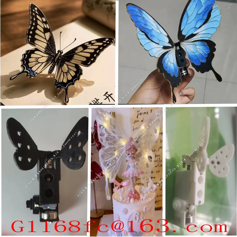 Artificial Automatic DIY Butterfly Wings Mechanical Moving Butterfly Engines Motor Mechanical Wings Opener and Closer Device