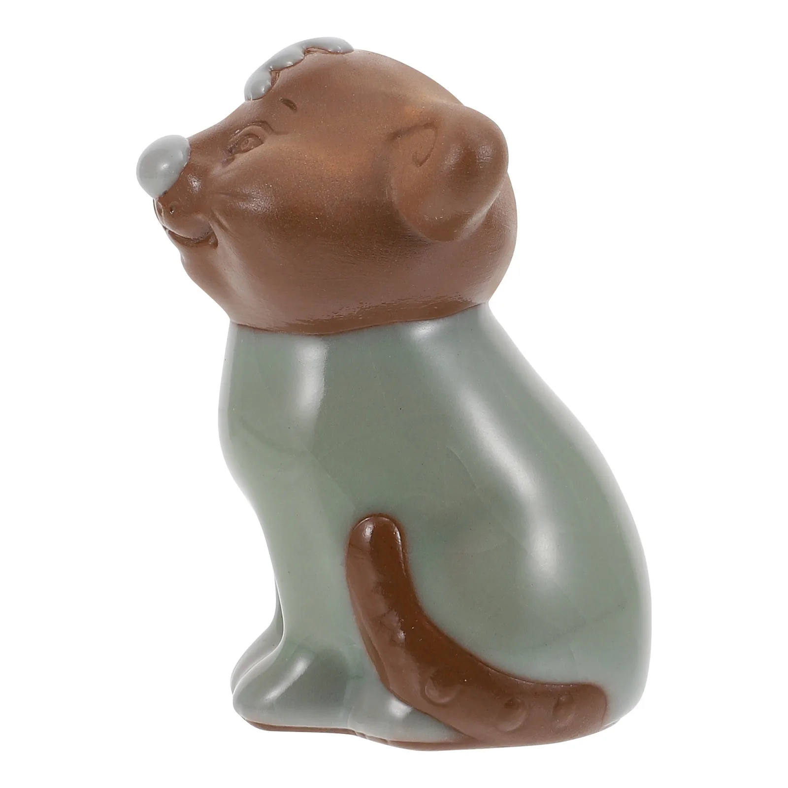 

1Pcs Kiln Ceramic Tea Pet Ornament Charming Animal Design Table Adornment Living Room Desktop Decoration Tea Pet
