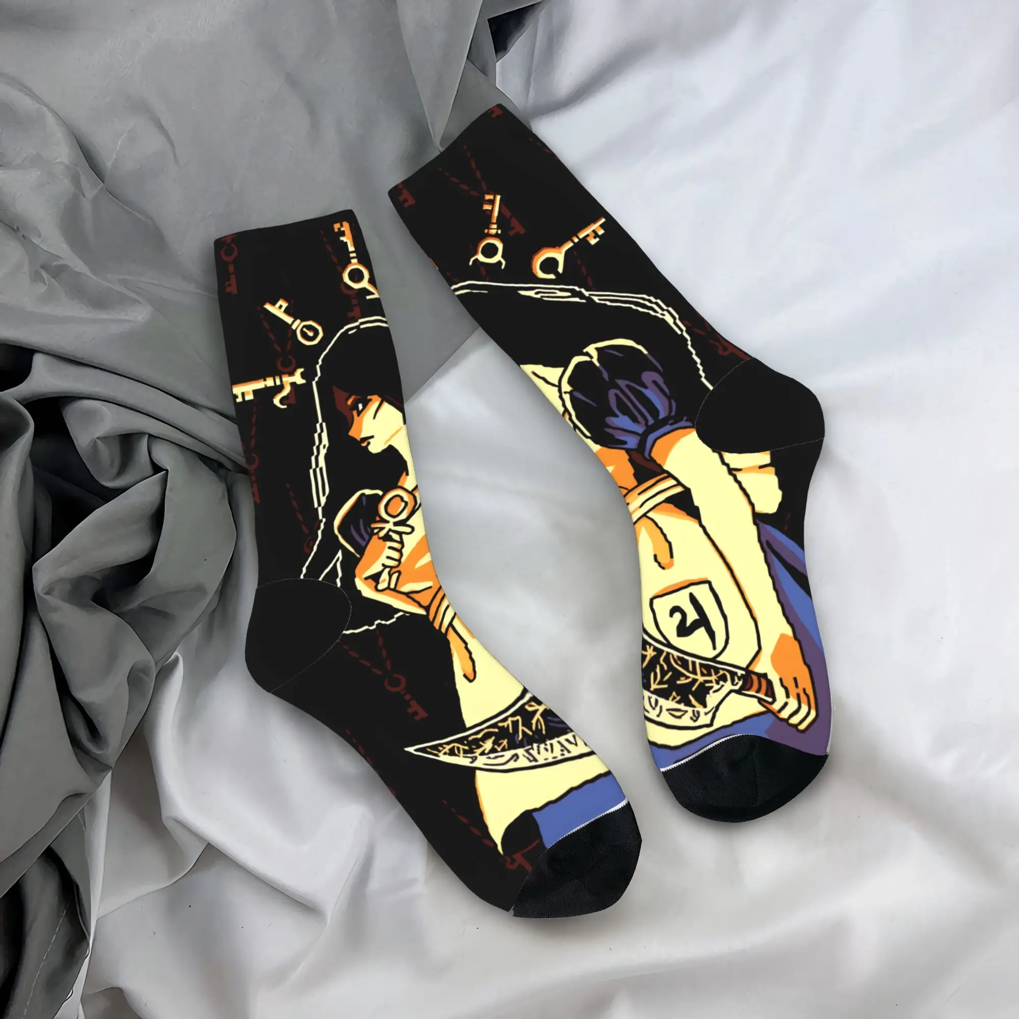 

Game A-Alice Madness Returns Socks Winter Stockings Fashion Men's Breathable Socks Printed Outdoor Sports Anti Skid Socks