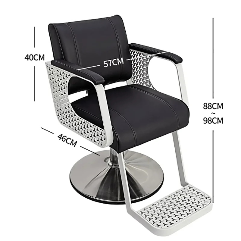 Aesthetic Comfortable Barber Chairs Modern Luxury Display Barber Chairs Vintage Trendy Design Silla De Barbero Salon Furniture