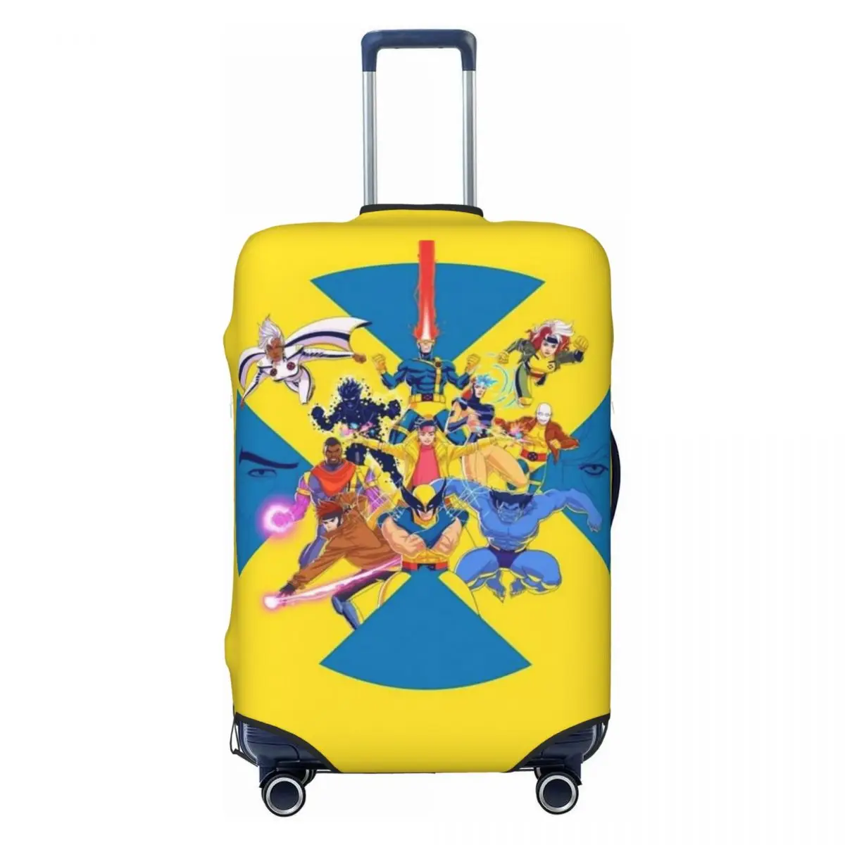 

Custom X-Men Superhero Travel Luggage Cover Dust Proof Suitcase Cover Protector Fit 18-32 Inch