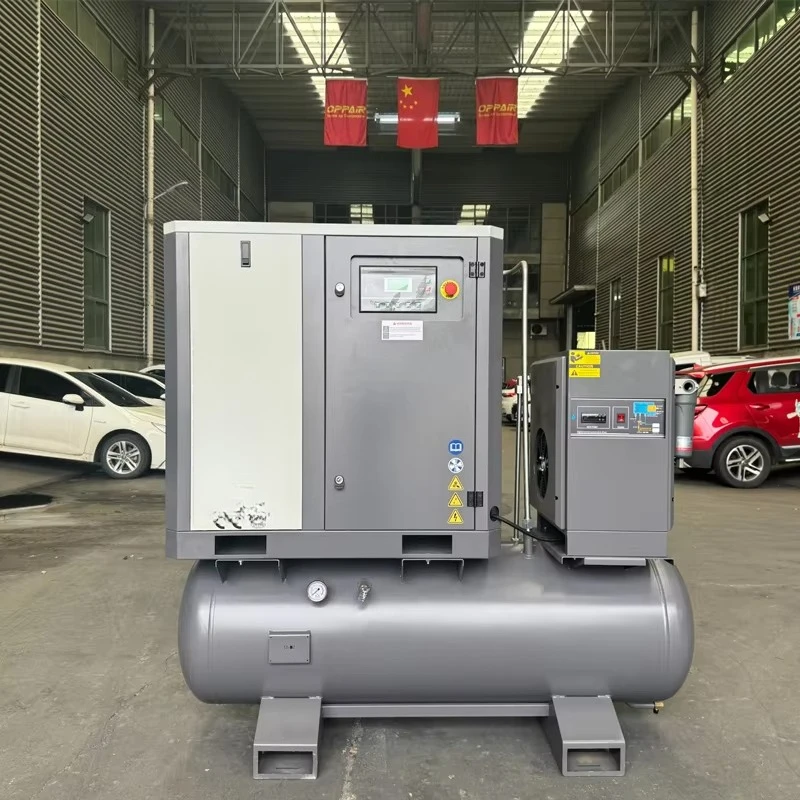 Industrial 4 in 1 All-In-One 11KW 15KW 22KW 125psi 8/10/12bar Rotary Screw Air Compressor for Senfeng CNC for Sale