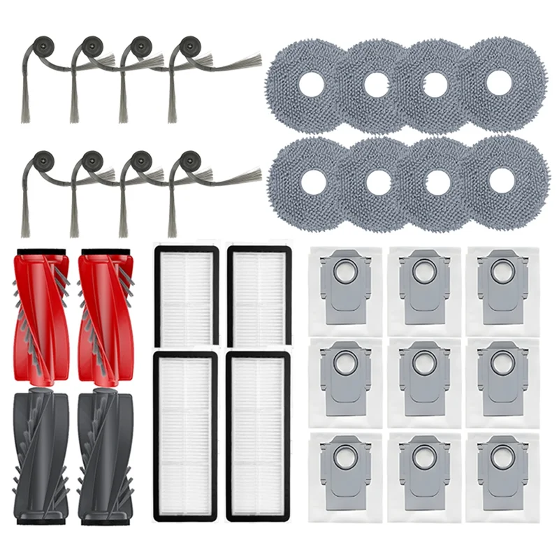 A02V-ل Roborock Qrevo C/Curv/Curvc/Edge/Edgec/5AE/S5V جهاز آلي لتنظيف الأتربة استبدال أجزاء الملحقات